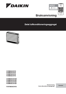 CVXM-A.CVXM-A9.FVXM-A.FVXM-A9.FVXTM-A_Operation manual_3PSV477071-2M_Swedish download